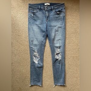 Abercrombie “The Super Skinny Mid Rise” Jeans
